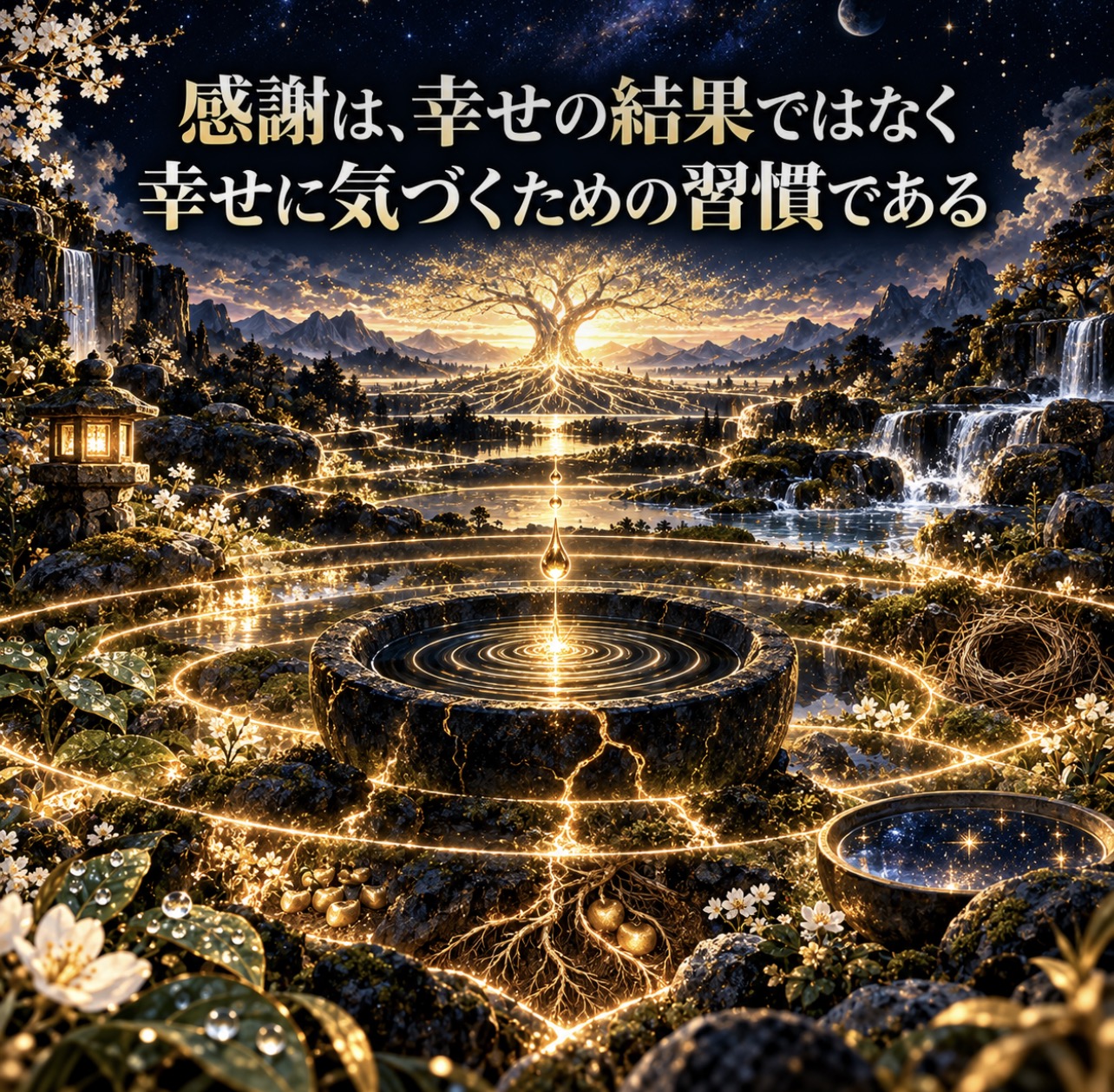 感謝は幸せの結果ではなく幸せに気づくための習慣である
