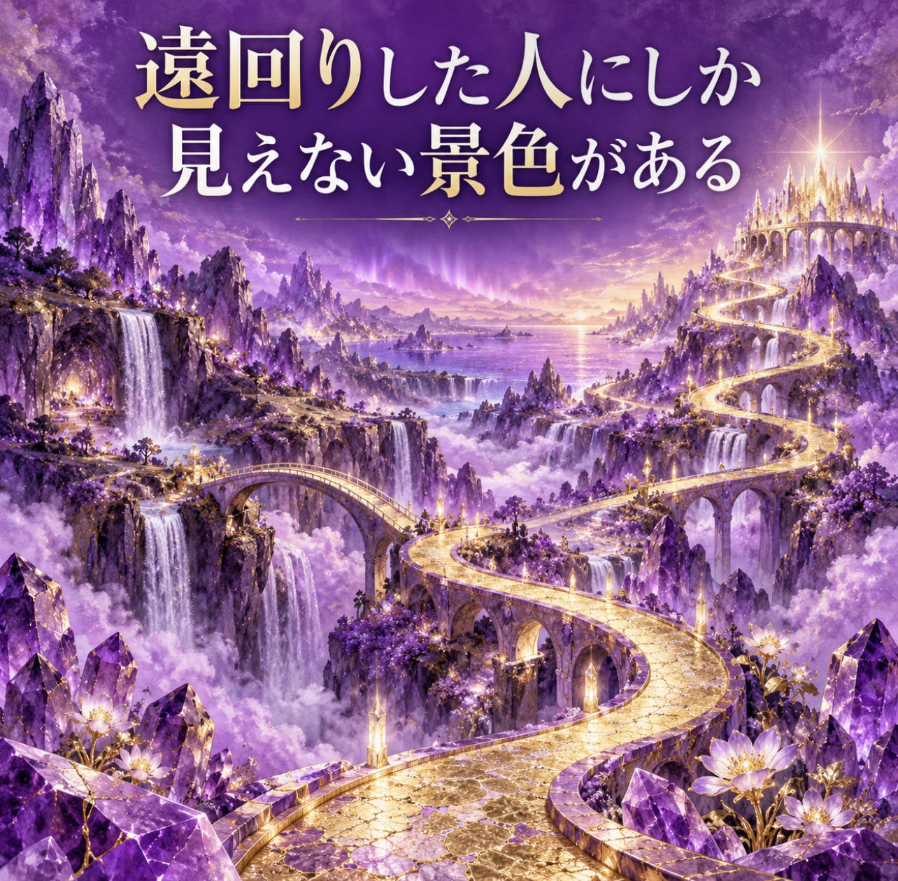 遠回りした人にしか見えない景色がある
