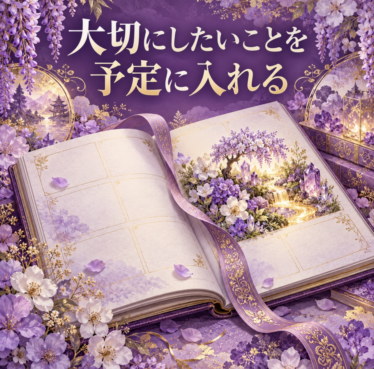 大切にしたいことを予定に入れる