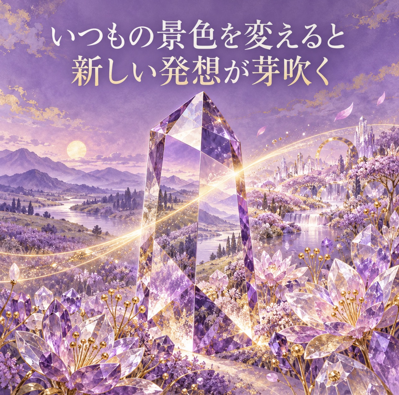 いつもの景色を変えると新しい発想が芽吹く